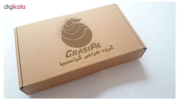 برچسب لایت بار گراسیپا طرح اسکلت کد G-102 بسته ۲ عددی