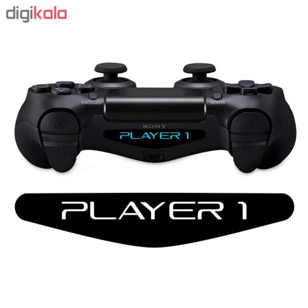 برچسب لایت بار دسته پلی استیشن 4 ونسونی طرح PLAYER