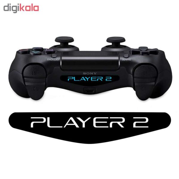 برچسب لایت بار دسته پلی استیشن 4 ونسونی طرح PLAYER