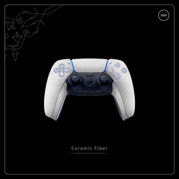 برچسب دسته بازی PS5 ماهوت مدل Ceramic-Fiber بسته دو عددی