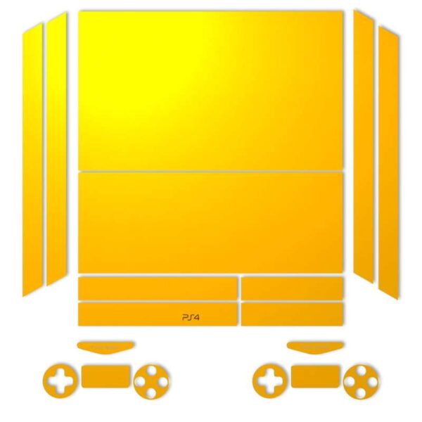 برچسب ماهوت مدلYellow Color Special مناسب برای کنسول بازی PS4