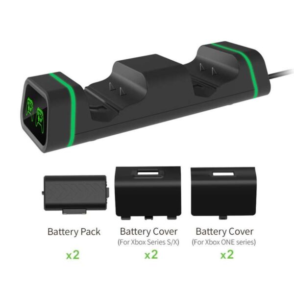 پایه شارژر دسته بازی ایکس باکس دابی مدل TYX-19006X مناسب برای Xbox Series X/S & One