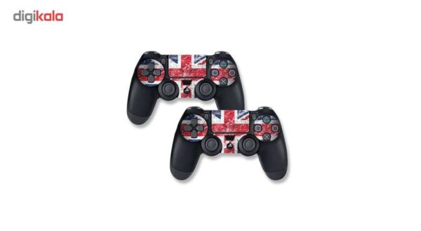 برچسب افقی پلی استیشن 4 اسلیم گراسیپا طرح U.K