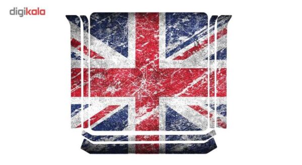 برچسب افقی پلی استیشن 4 اسلیم گراسیپا طرح U.K