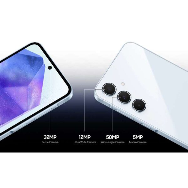 گوشی موبایل سامسونگ مدل Galaxy A55 دو سیم کارت ظرفیت 128 گیگابایت و رم 8 گیگابایت به همراه شارژر سامسونگ - ویتنام