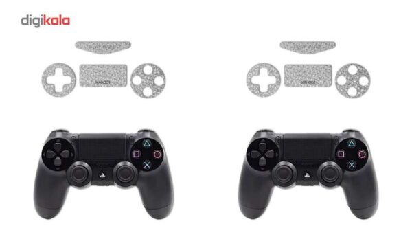برچسب ماهوت مدلSilver Silicon Texture مناسب برای کنسول بازی PS4 Slim