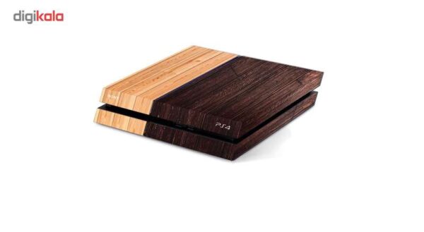 برچسب افقی پلی استیشن 4 فت گراسیپا طرح Wooden