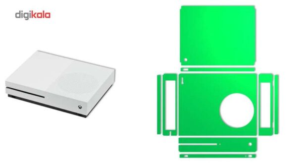 برچسب ماهوت مدل Green Color Special مناسب برای کنسول بازی Xbox One S