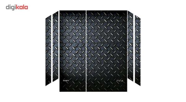 برچسب افقی پلی استیشن 4 گراسیپا طرح Metal