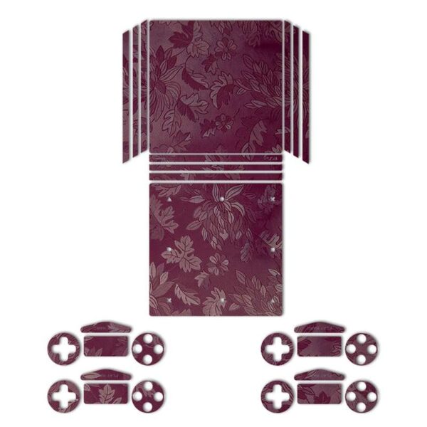 برچسب ماهوت مدلRed Wild-flower Texture مناسب برای کنسول بازیPS4 Pro