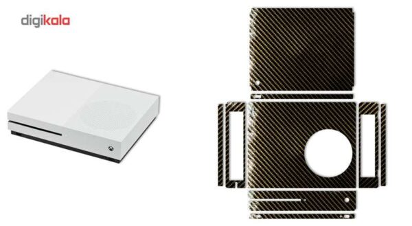 برچسب ماهوت مدل Brown Shine-carbon Special مناسب برای کنسول بازی Xbox One S