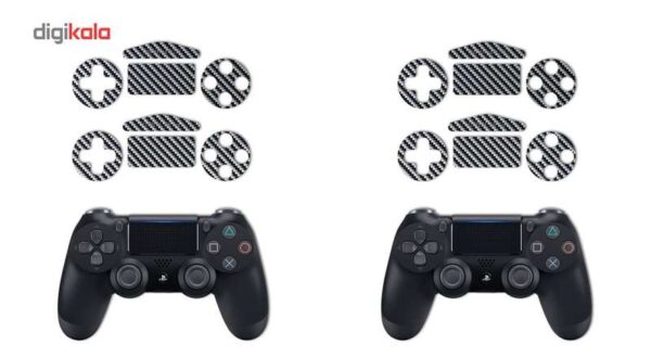 برچسب ماهوت مدل Silver Shine-carbon Special مناسب برای کنسول بازی PS4 Pro