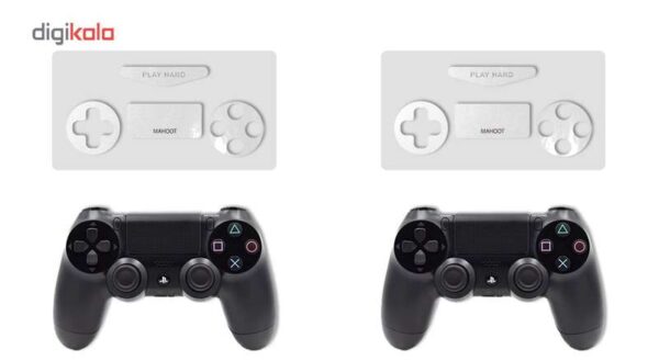 برچسب ماهوت مدلMetallic White مناسب برای کنسول بازی PS4 Slim