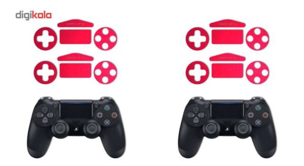 برچسب ماهوت مدل Red-Color Special مناسب برای کنسول بازی PS4 Pro