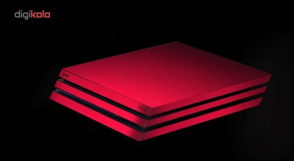 برچسب ماهوت مدل Red-Color Special مناسب برای کنسول بازی PS4 Pro