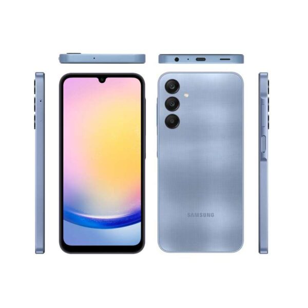 گوشی موبایل سامسونگ مدل Galaxy A25 دو سیم کارت ظرفیت 256 گیگابایت و رم 8 گیگابایت - به همراه شارژر 25 وات سامسونگ - ویتنام