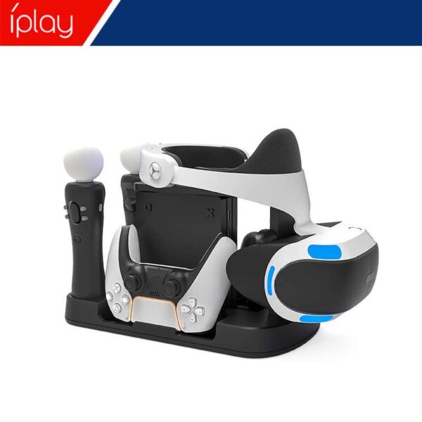 شارژر دسته بازی و هدست واقعیت مجازی پلی استیشن 4 و 5 مدل HBP-265