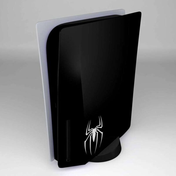 برچسب کنسول و دسته بازی و هدفون PS5 هاماگراف طرح باندل اسپایدرمن مدل spider man bundle مات مناسب برای دستگاه دیسک خور