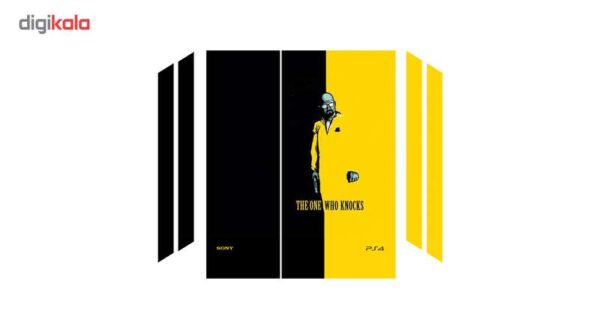 برچسب افقی پلی استیشن 4 فت گراسیپا طرح Knocks