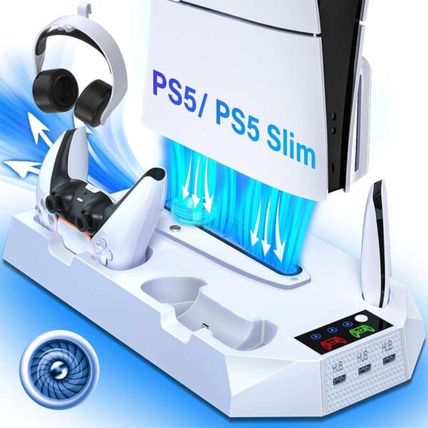 پایه فن کنسول و شارژر دسته بازی مدل COOLING STAND YH-55-1