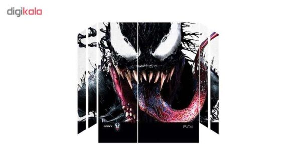 برچسب افقی پلی استیشن 4 فت طرح Venom