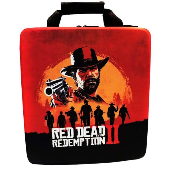کیف حمل پلی استیشن 4 Pro طرح red dead 2