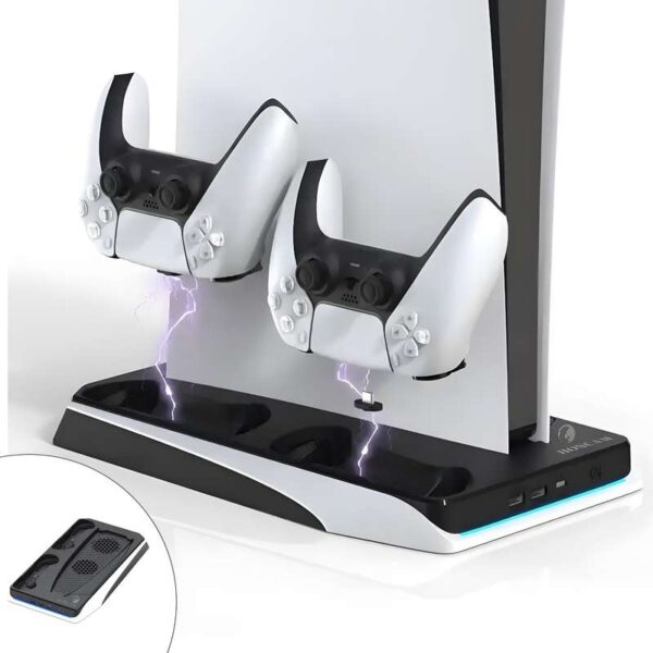 پایه شارژر و استند نگه دارنده دسته بازی پلی استیشن 5 هونکم مدل HC-A3799