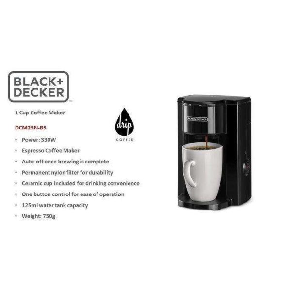 قهوه ساز بلک اند دکر مدل DCM25N-B5