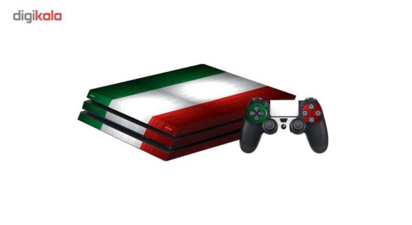 برچسب افقی پلی استیشن 4 گراسیپا طرح Italy