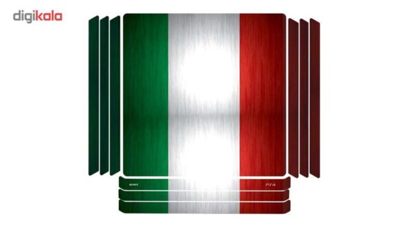 برچسب افقی پلی استیشن 4 گراسیپا طرح Italy