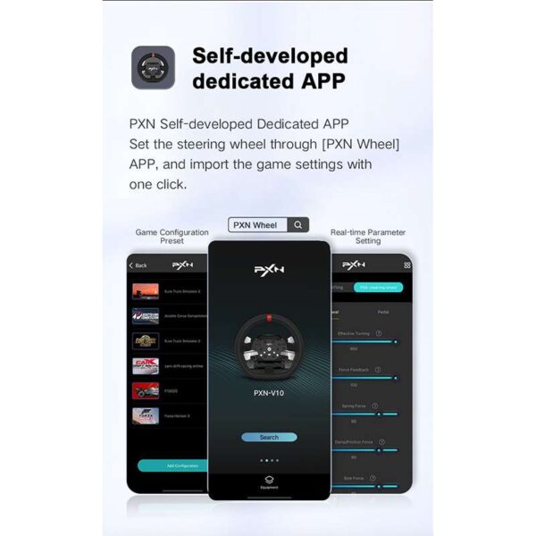 گجت دسته فرمان بازی پی ایکس ان مدل V10