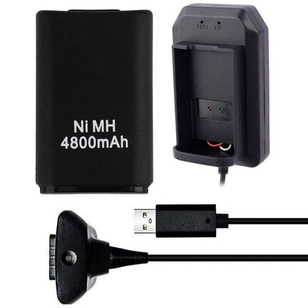 باتری و شارژر دسته بازی مدل XBox 360 RF-1310S NI-MH 4800mAh
