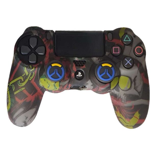 محافظ دسته پلی استیشن 4 مدل SKULL PS4167 به همراه روکش آنالوگ