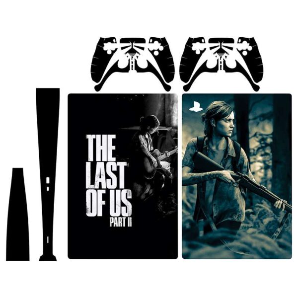برچسب کنسول بازی پلی استیش 5 دیجیتال توییجین وموییجین مدل The last of us 2 مجموعه 6 عددی