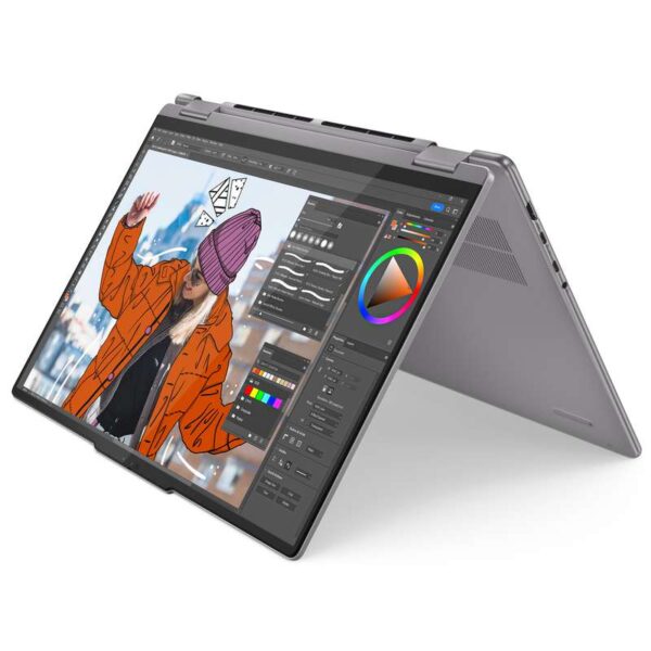 لپ تاپ 16 اینچی لنوو مدل Yoga 7 2-in-1 16AHP9-R7 8840HS-16GB LPDDR5x-256GB SSD-IPS-Touch-Backlit-Fingerprint - کاستوم شده
