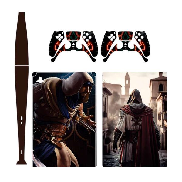 برچسب کنسول بازی پلی استیشن 5 دیجیتال توییجین وموییجین مدل assassins creed 11 مجموعه 6 عددی