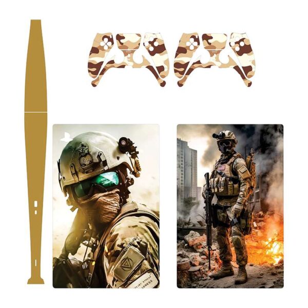 برچسب کنسول بازی پلی استیشن 5 دیجیتال توییجین وموییجین مدل call of duty 06 مجموعه 6 عددی