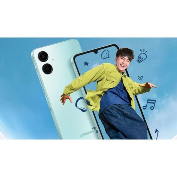 گوشی موبایل سامسونگ مدل Galaxy A06 دو سیم کارت ظرفیت 128 گیگابایت و رم 6 گیگابایت - به همراه شارژر 25 وات سامسونگ