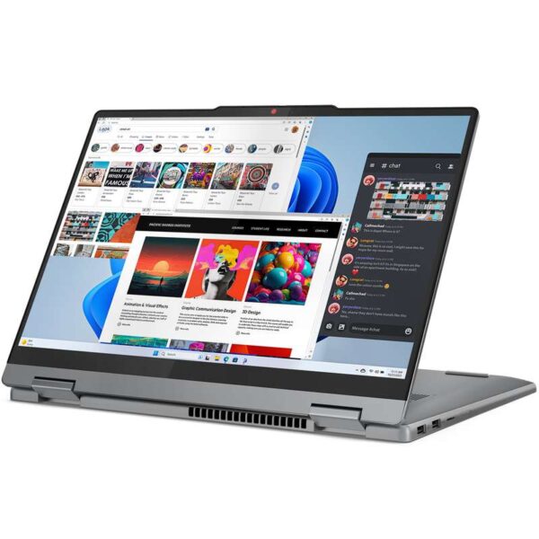 لپ تاپ 14 اینچی لنوو مدل IdeaPad 5 2-in-1 14IRH9-i5 13420H-16GB LPDDR5x-512GB SSD-IPS-Touch-Backlit-Pen