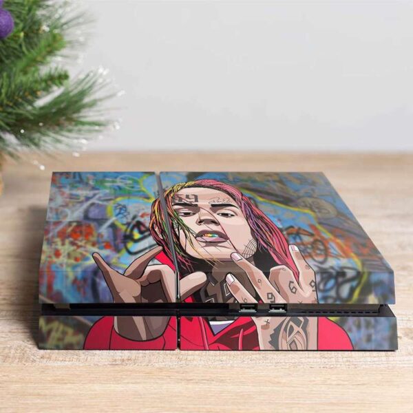 برچسب پلی استیشن ۴ مدل 6ix9ine کد PS-10113