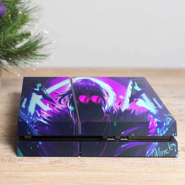 برچسب پلی استیشن ۴ مدل ps4 fat طرح evelynn league of legends کد PS-1015