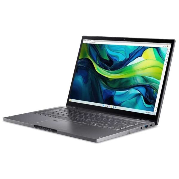 لپ تاپ 14 اینچی ایسر مدل Aspire 5 Spin ASP14-51MTN-505U-Core 5 120U-8GB LPDDR5-2TB SSD-Touch  - کاستوم شده به همراه قلم
