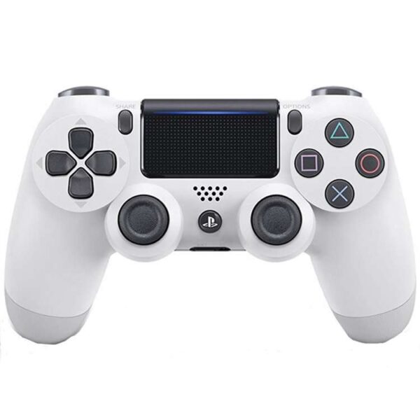 دسته بازی بی سیم مدل Dualshock 4 White مناسب برای PS4