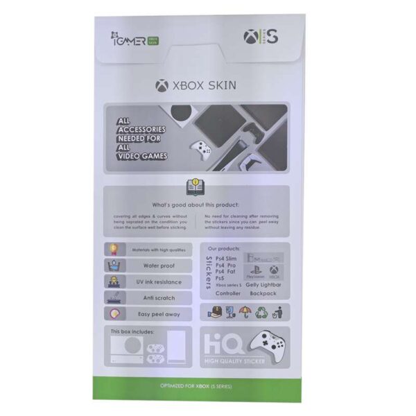 برچسب کنسول بازی XBOX S آیگیمر مدل Skins004 مجموعه 3 عددی