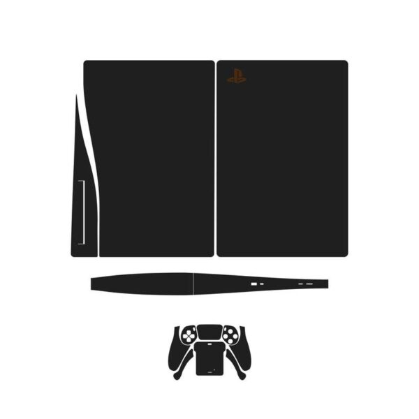 برچسب کنسول و دسته بازی PS5 ماهوت مدل Matte-Black