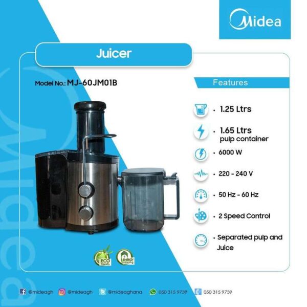 آبمیوه گیری مایدیا مدل MJ-60JM01B