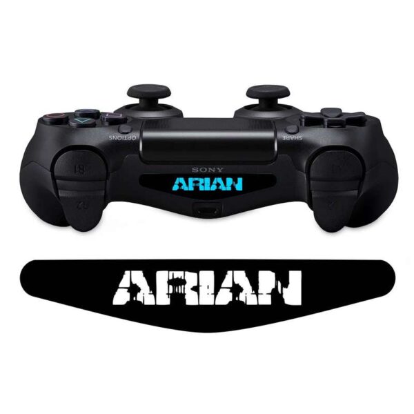 برچسب لایت بار دسته پلی استیشن 4 ونسونی طرح Arian