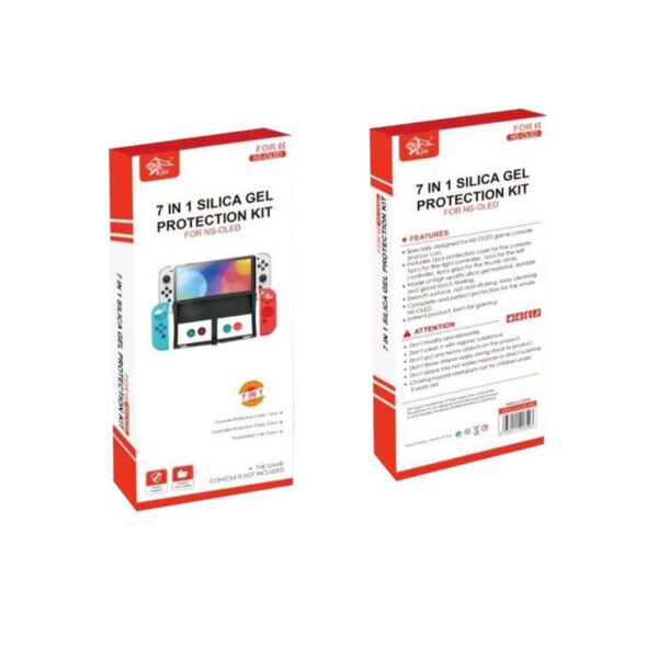 محافظ دسته سوئیچ مدل NS-OLED-7in1 مجموعه 7 عددی