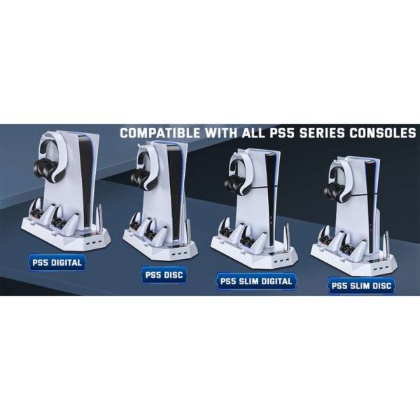 پایه فن کنسول و شارژر دسته بازی مدل COOLING STAND YH-55-1