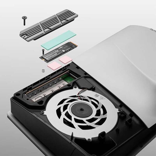 هیت سینک پلی استیشن 5 اسلیم  مدل m2 ssd ICEARMOR PS5 slim